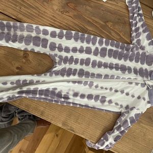 Kyte baby taro tie dye footless romper